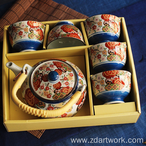 Japanese teapot set cherry blossom